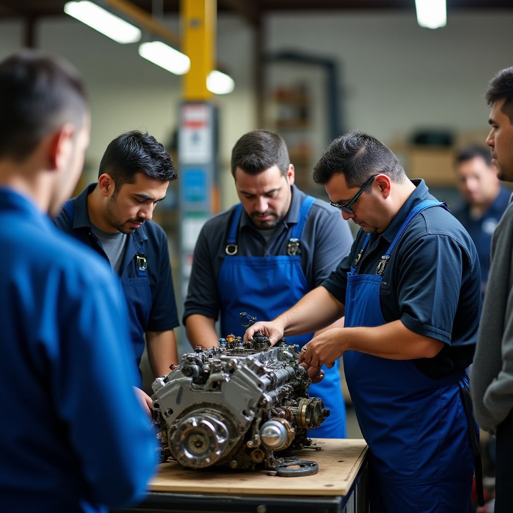 Equipo técnico trabajando